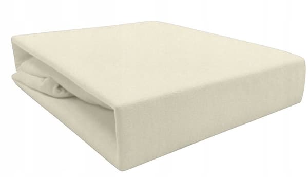Träslakan JERSEY bomull 160x200 kräm