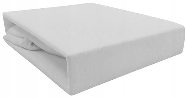 Tilpasningslagen JERSEY bomuld 160x200 askegrå
