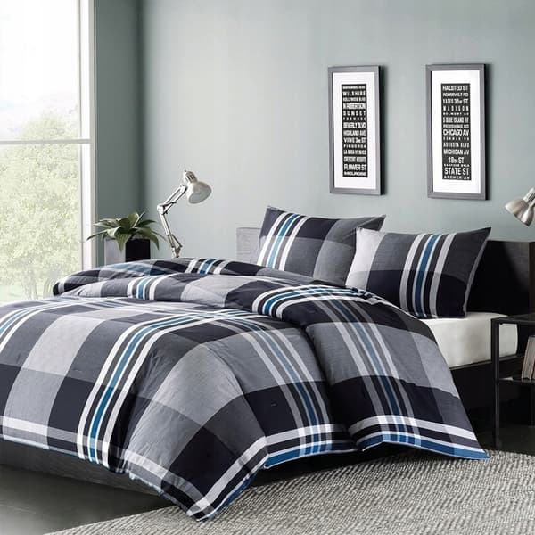 Sängkläder 200x220 + 2x örngott 70x80 set bomull satin OLIKA MÖNSTER