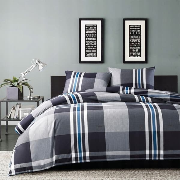 Sängkläder 200x220 + 2x örngott 70x80 set bomull satin OLIKA MÖNSTER