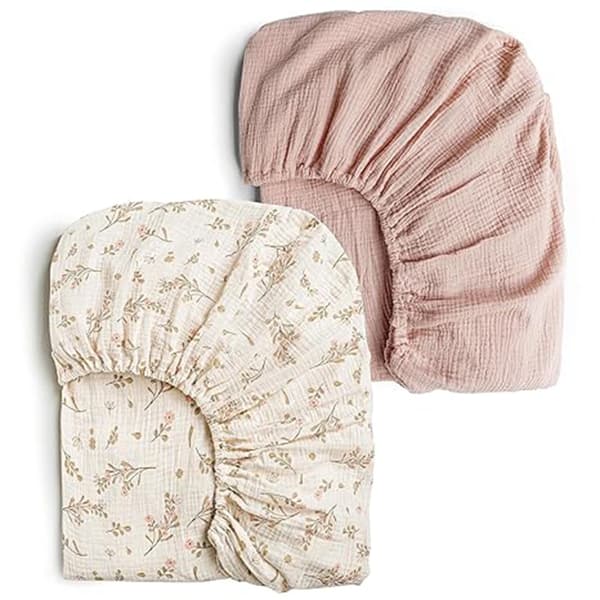 Spjälsängslakan, 2-pack, passar pojkar och flickor SIZE1