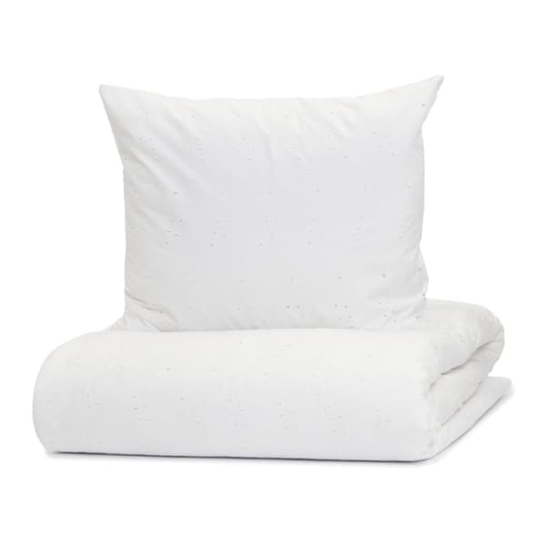 Sengetøj | LILITH | percale broderet hvid PREMIUM | 160x200 + 2*50x60cm | 880853