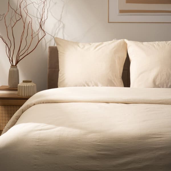 Vuodevaatteet | RUELLE | pesty puuvilla beige | 160x200 + 2*50x60cm | 701641