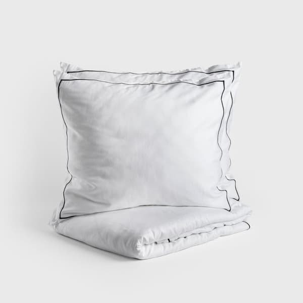 Sängkläder | ESPERIN | satin vit | 160x200 + 2*70x80cm | 701054