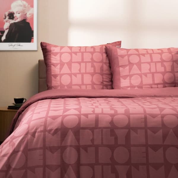 Sengetøj | MONROE KÆRLIGHED | pink mikrofiber | 160x200 + 2*70x80cm | 724701