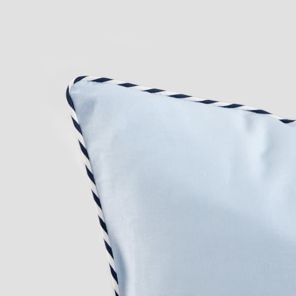 Sengetøj | DABO | bomuld med tofarvede kanter | 220x200 + 2*50x60cm | 725234