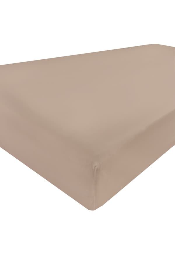 Satiininen lakana 180x200x25, beige_16, MATEX