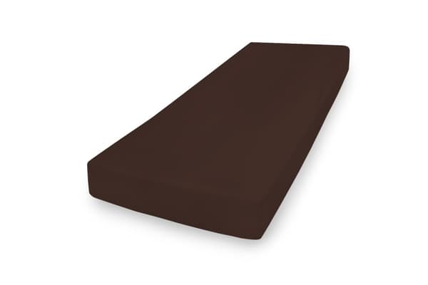Satin dæklag 180x200x25, brun_18, MATEX