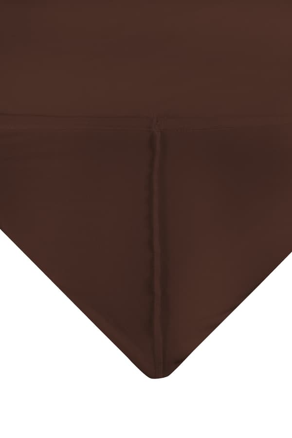 Satin dæklag 180x200x25, brun_18, MATEX