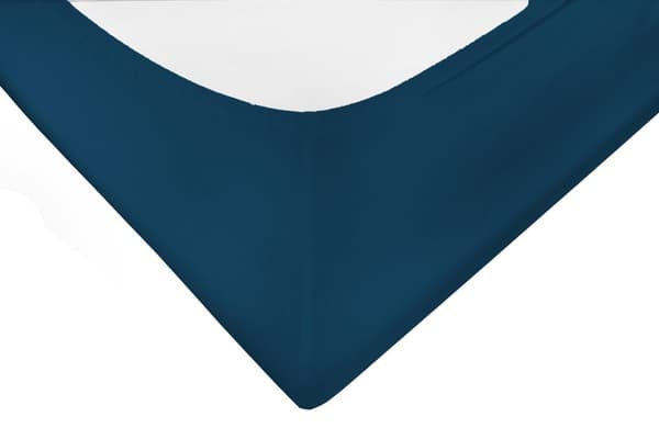 Satiininen lakana 180x200x25, navy_37, MATEX