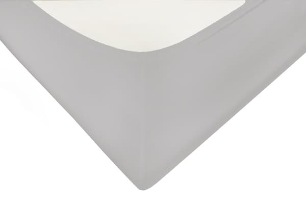 Satin dæklag 180x200x25, grå_42, MATEX