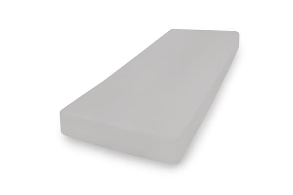 Satin dæklag 180x200x25, grå_42, MATEX