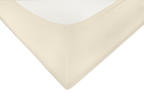 Satin dæklag 220x200x25, ecru_02, MATEX