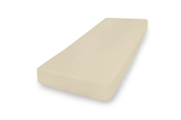 Satin dæklag 220x200x25, ecru_02, MATEX