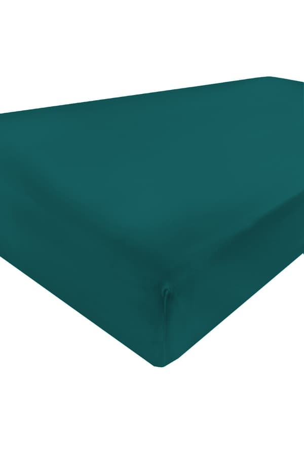 Satiininen lakana 90x200x25, pullo vihreä_34, MATEX