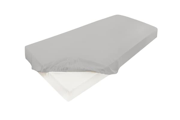 Satin dæklag 90x200x25, grå_42, MATEX