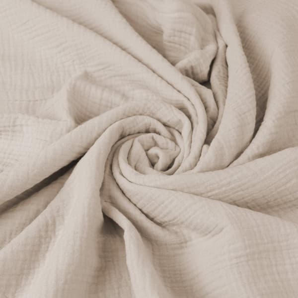 Lakan MUSLIN 160x200x25, ljusbeige_15, MATEX
