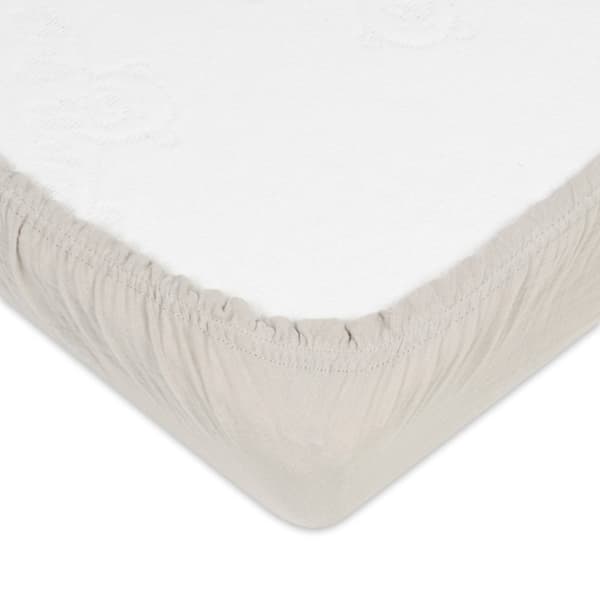 Lakan MUSLIN 160x200x25, ljusbeige_15, MATEX