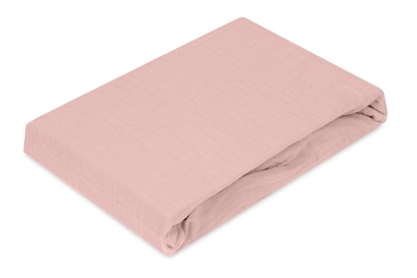 Lakan MUSLIN 90x200x25, dirty pink_12, MATEX