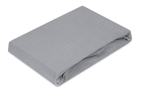 Mukautettu lakana MUSLIN 90x200x25, tummanharmaa_44, MATEX