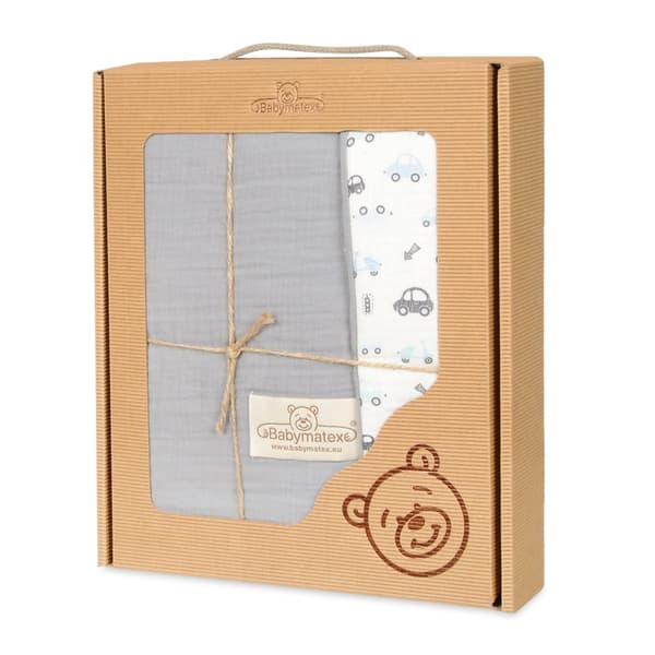 MUSLIN DESIGN peitto laatikossa 75x100
