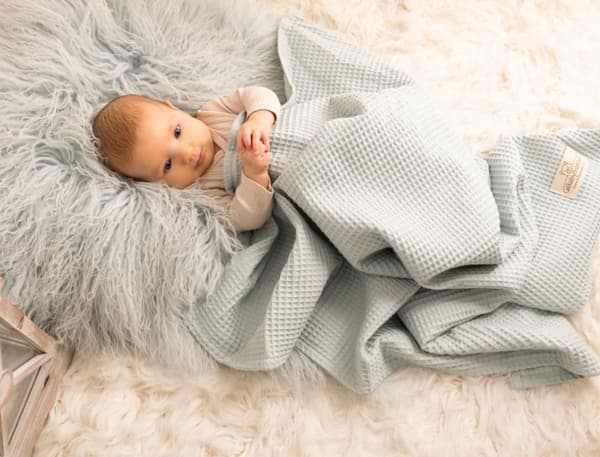 PRESTIGE MUSLIN vauvan peitto laatikossa 75x100