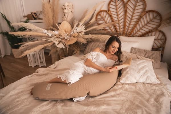 RELAX PRESTIGE MUSLIN positioneringskudde, längd 190