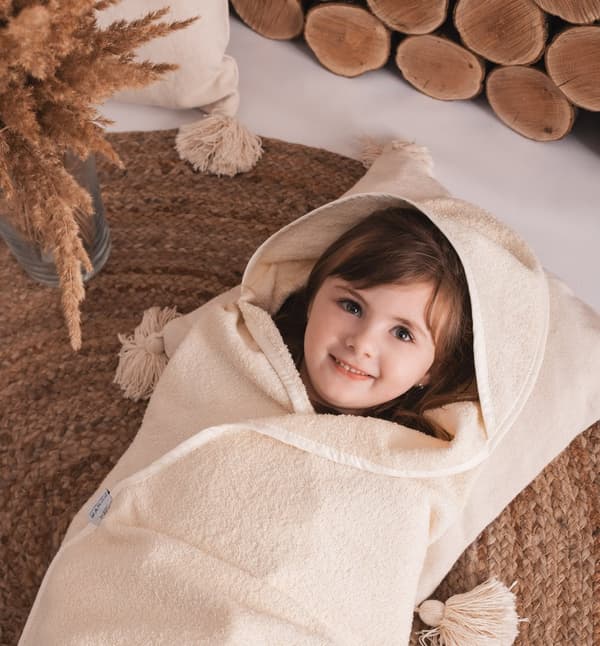 Babybadebetræk MAXI, størrelse 100x100
