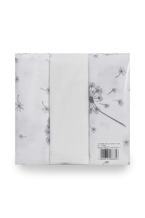 MUSLIN blöjtryckt 3-pack, stl. 70x80