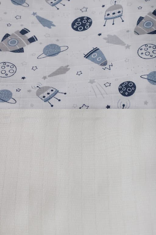 MUSLIN vaippa painettu 3 kpl, koko. 70x80
