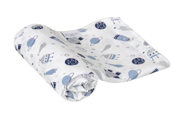 MUSLIN blöjtryckt 3-pack, stl. 70x80