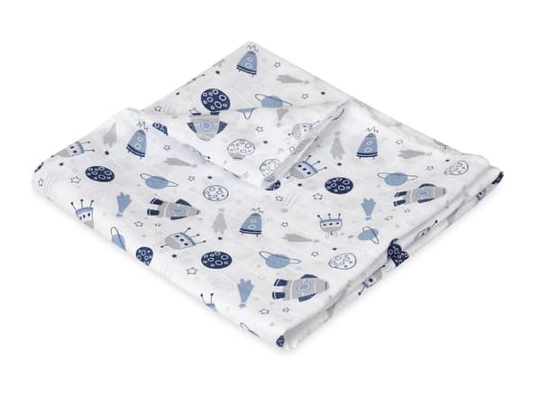 MUSLIN blöjtryckt 3-pack, stl. 70x80