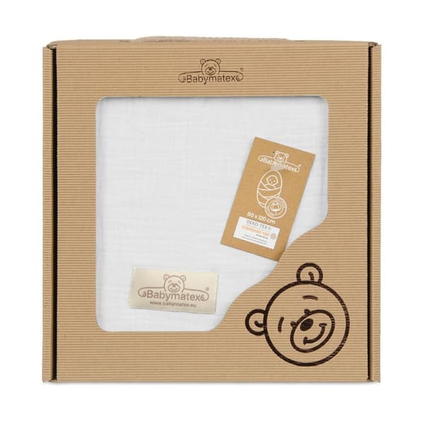 Peitto-Swaddle MUSLIN laatikossa 80x120