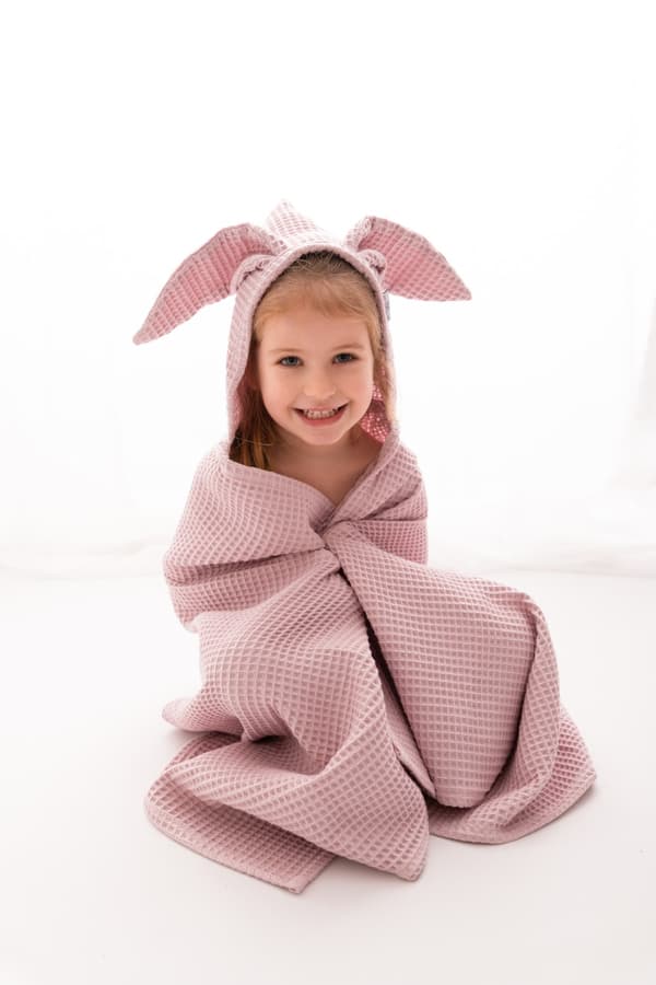 PRESTIGE BUNNY vaffel badekåbe str 70x140