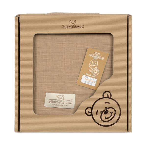 Peitto-Swaddle MUSLIN laatikossa 80x120