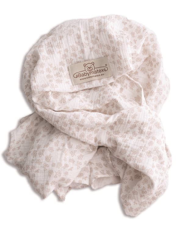 Blanket-Swaddle MUSLIN DESIGN trykt i en æske 80x120