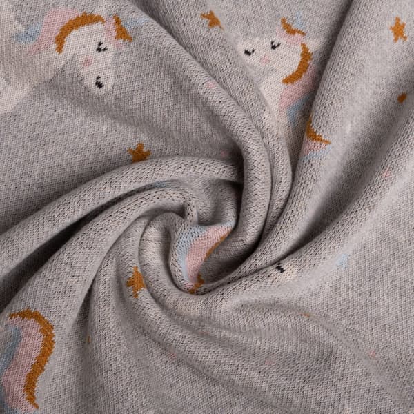 RAINBOW filt av bomull 80x100