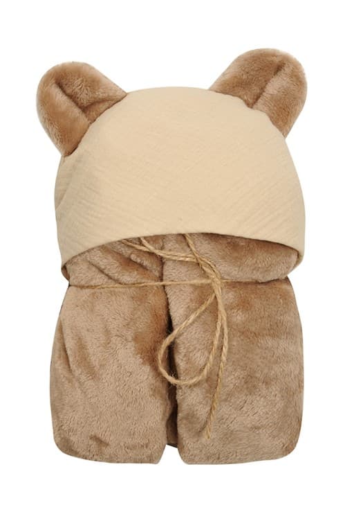 KOALA MUSLIN peitto hupulla 95x95