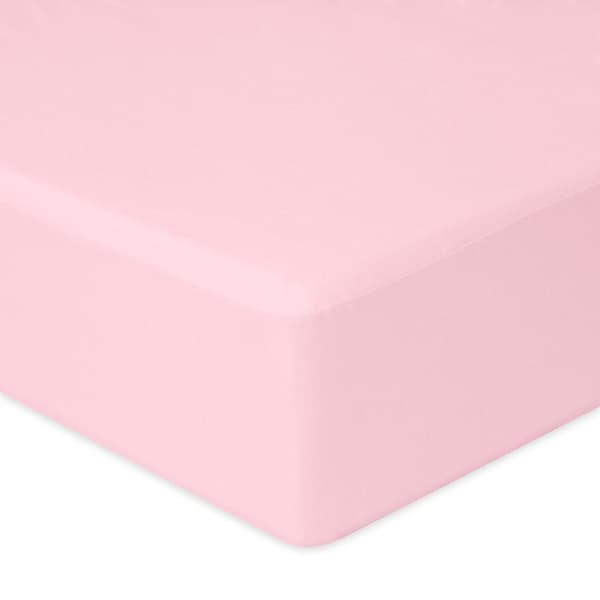 Vattentät lakan, BAMBU rosa underlag 70x140x10 BABYMATEX
