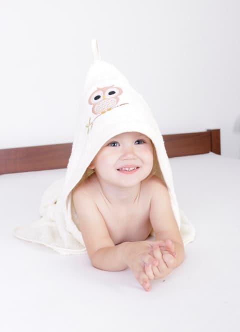Babybadebetræk ROBIN, str 80x80