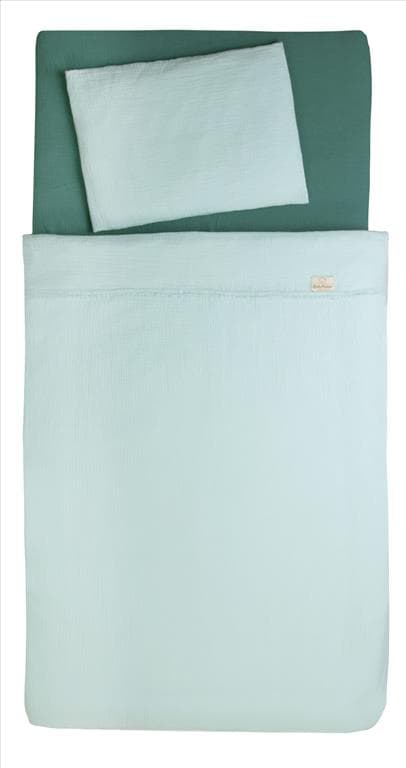 MUSLIN sängkläder set 100x135 +40x60 +30x175