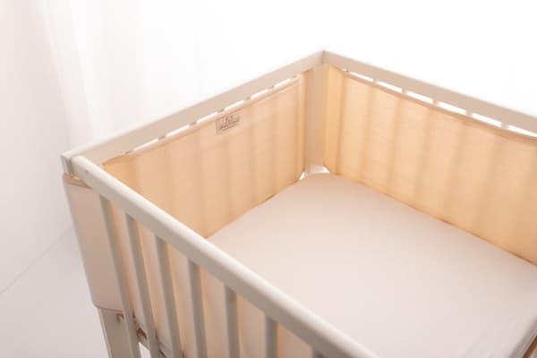 Spjälsängsskydd 180x30 BUMP AIR MUSLIN 15 beige