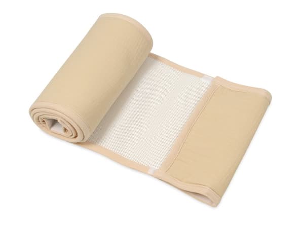 Spjälsängsskydd 180x30 BUMP AIR MUSLIN 15 beige