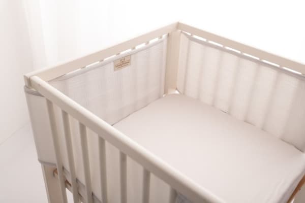 Sängysuoja 180x30 BUMP AIR MUSLIN 42 harmaa