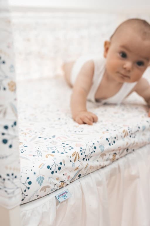 Spjälsängsskydd 360x30 BUMP AIR DESIGN Blommor