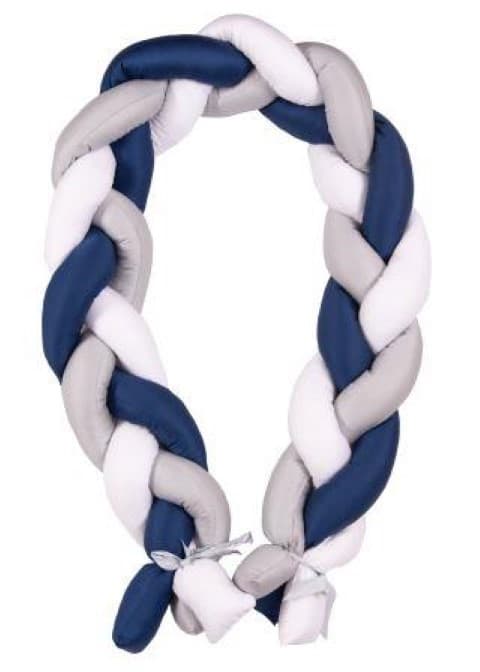Satiini BRAID pinnasänkysuoja, pituus 200 cm