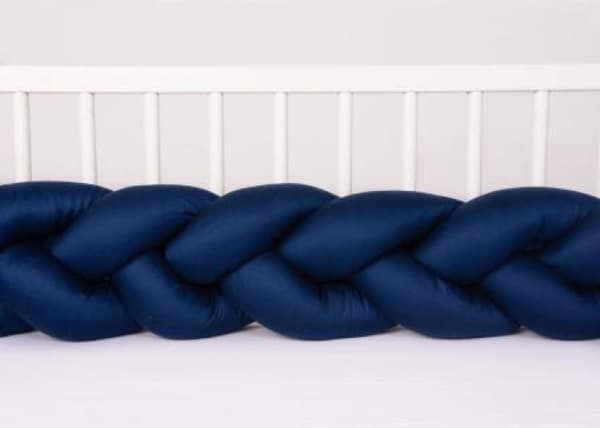 Satiini BRAID pinnasänkysuoja, pituus 200 cm