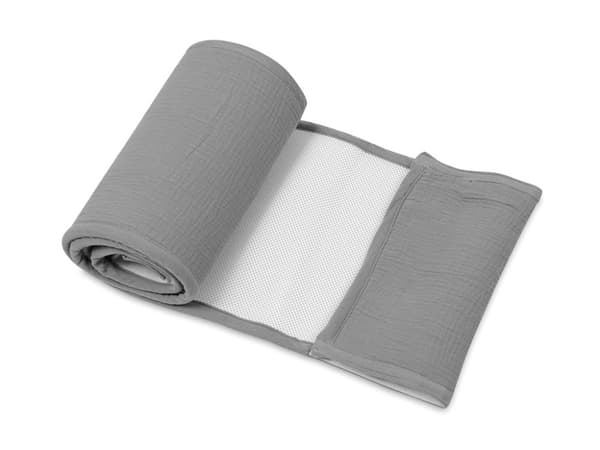 Spjälsängsskydd 180x30 BUMP AIR MUSLIN 44 mörkgrå