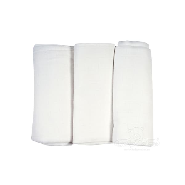 Bomullsblöjor - 3-pack, stl. 70x80