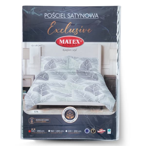 Satin sengetøj EKSKLUSIVT (160x200-1,70x80-2) MATEX